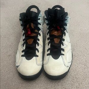 Jordan retro 6 denim distressed/bleached